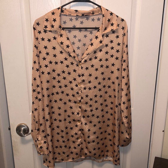 Nasty Gal 3 piece satin pajama set - Picture 1 of 3